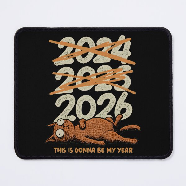 Item preview, This Is Gonna Be My Year 2026 - Funny Lazy Cat Graduation Design designed and sold by haitrieuic96.