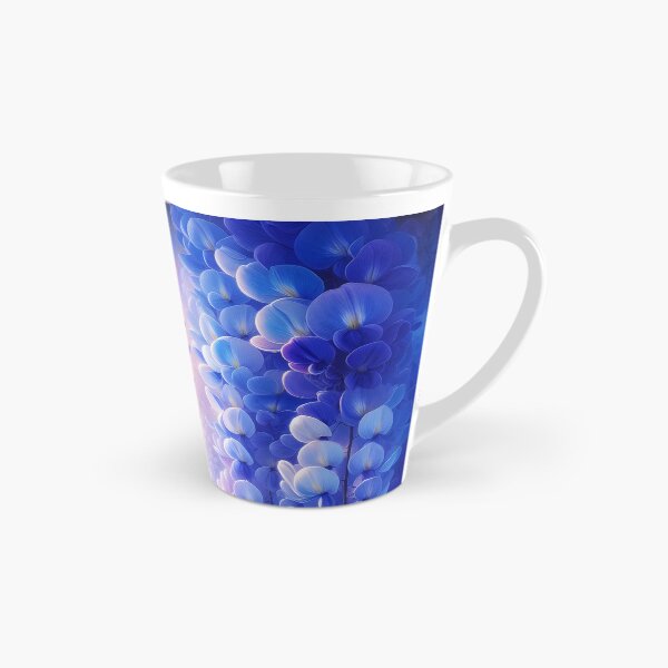 Item preview, Sunlit Wisteria Drift – Purple-Blue Dreams with Golden Glow designed and sold by EmeraldeaArt.