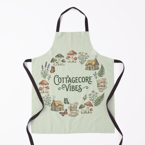 Item preview, Cottagecore Vibes - Aesthetic Mushroom Garden Design | Whimsical Nature Art designed and sold by ZoomTaDesign.
