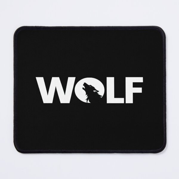 Item preview, Bold Wolf Typography Logo – Howling Wolf Silhouette Graphic for Animal Lovers, Outdoors & Streetwear designed and sold by Bright Nest Studio.