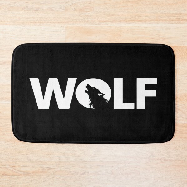Item preview, Bold Wolf Typography Logo – Howling Wolf Silhouette Graphic for Animal Lovers, Outdoors & Streetwear designed and sold by Bright Nest Studio.