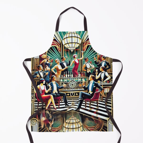 Item preview, Elegant Art Deco Poster – Glamorous 1920s Gatsby Style Bar Scene designed and sold by Eric Nagel.