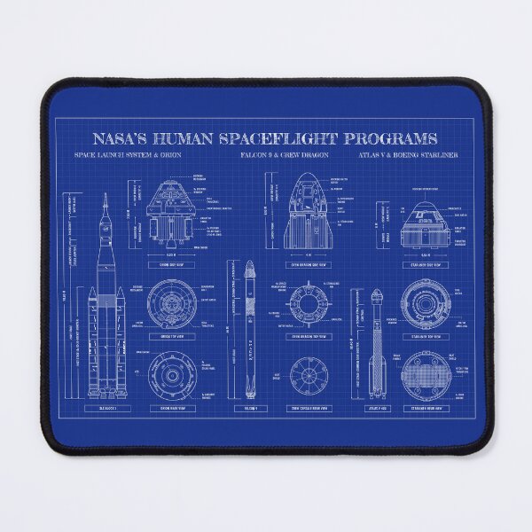 Item preview, NASA's Human Spaceflight Programs (Blueprint) designed and sold by BGALAXY.