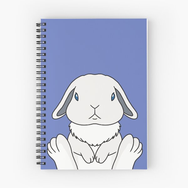 Item preview, Sweet BEW Blue Eyed White Holland Lop Bunny Art for Rabbit Lovers designed and sold by tayaan.