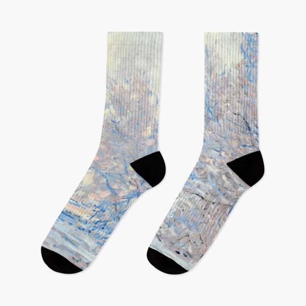 Item preview, Le Givre a Giverny by Claude Monet: Serene Winter Impressionist Poster designed and sold by artofuniverse.