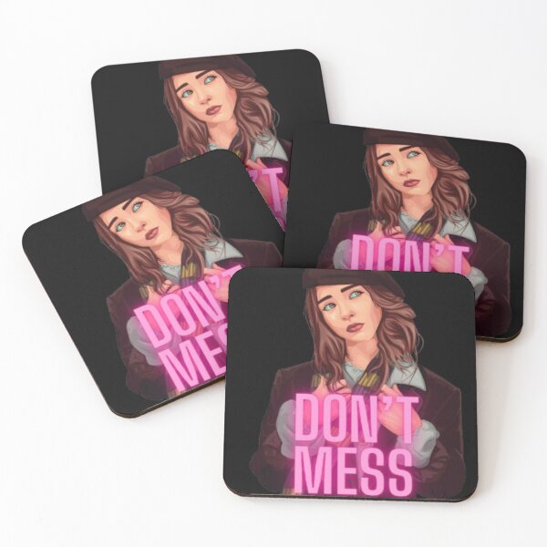 Item preview, Don’t Mess With Me Girl Illustration – Bold Neon Streetwear Design designed and sold by SOLIORA  ATELIER.