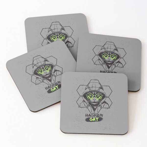 Item preview, Hacker Cat designed and sold by Zenobi Planet.