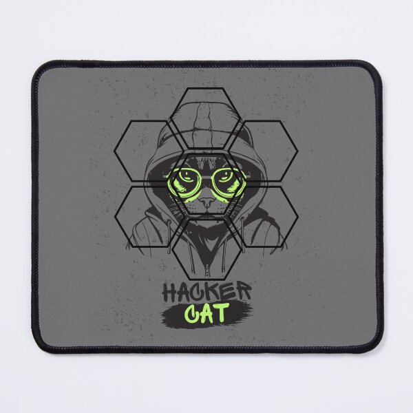 Item preview, Hacker Cat designed and sold by Zenobi Planet.