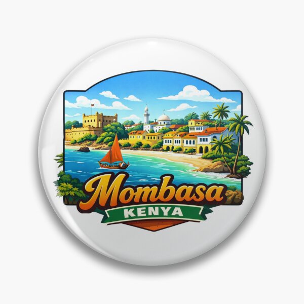 Item preview, Mombasa, Kenya - Coastal Scene designed and sold by Myra365Art.