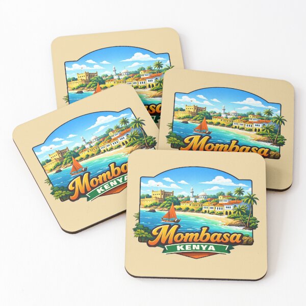 Item preview, Mombasa, Kenya - Coastal Scene designed and sold by Myra365Art.