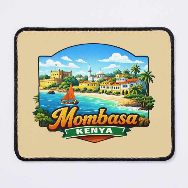 Item preview, Mombasa, Kenya - Coastal Scene designed and sold by Myra365Art.