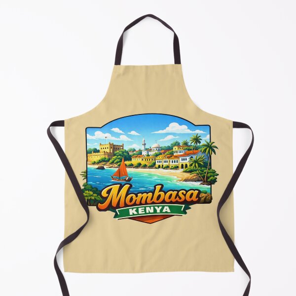 Item preview, Mombasa, Kenya - Coastal Scene designed and sold by Myra365Art.