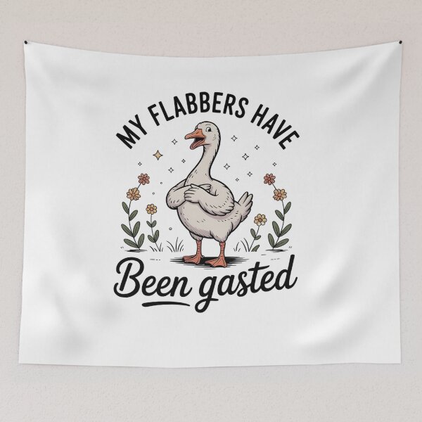 Item preview, My Flabbers Have Been Gasted Shirt, Funny Goose Shirt, Gift for Goose Lover, Sarcastic Shirt, Funny Humorous  designed and sold by THREE LITTLE BEANS.