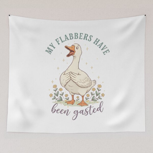 Item preview, My Flabbers Have Been Gasted Shirt, Funny Goose Shirt, Gift for Goose Lover, Sarcastic Shirt, Funny Humorous  designed and sold by THREE LITTLE BEANS.