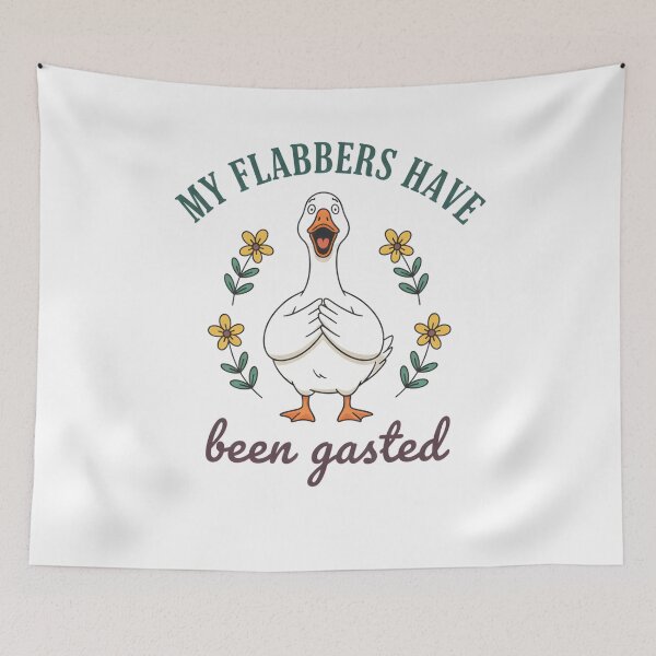 Item preview, My Flabbers Have Been Gasted Shirt, Funny Goose Shirt, Gift for Goose Lover, Sarcastic Shirt, Funny Humorous  designed and sold by THREE LITTLE BEANS.