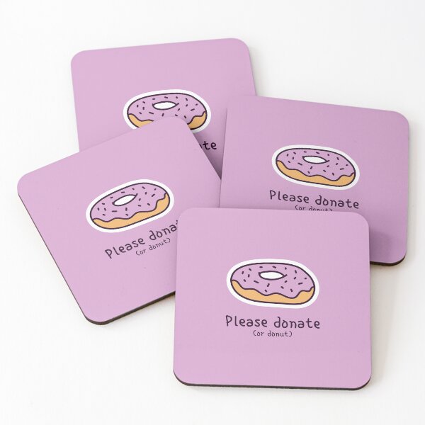 Artikelvorschau, Bitte spenden oder einen Donut kaufen entworfen und verkauft von StillFineClub.