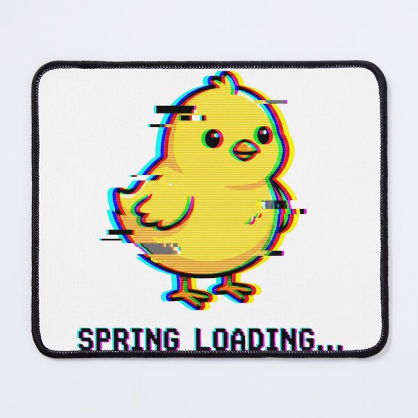 Item preview, Spring Loading Glitch Chick | Gamer Easter designed and sold by GemajoStudio.