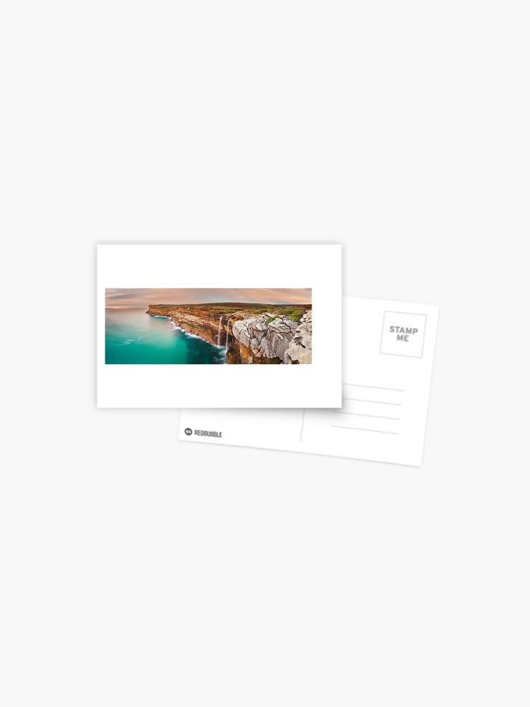 Thumbnail 1 of 2, Postcard, Curracurrong Falls, Eagle Rock, Royal National Park, New South Wales, Australia designed and sold by Chockstone.