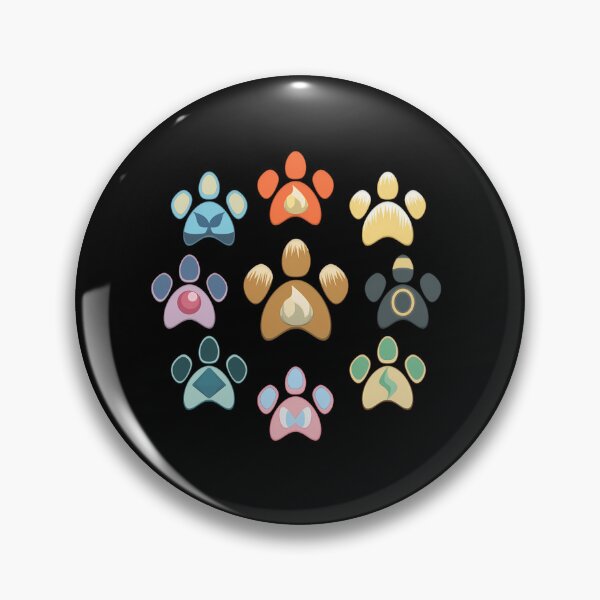 Item preview,  Eeveelution Pawprints designed and sold by MedoGolman.