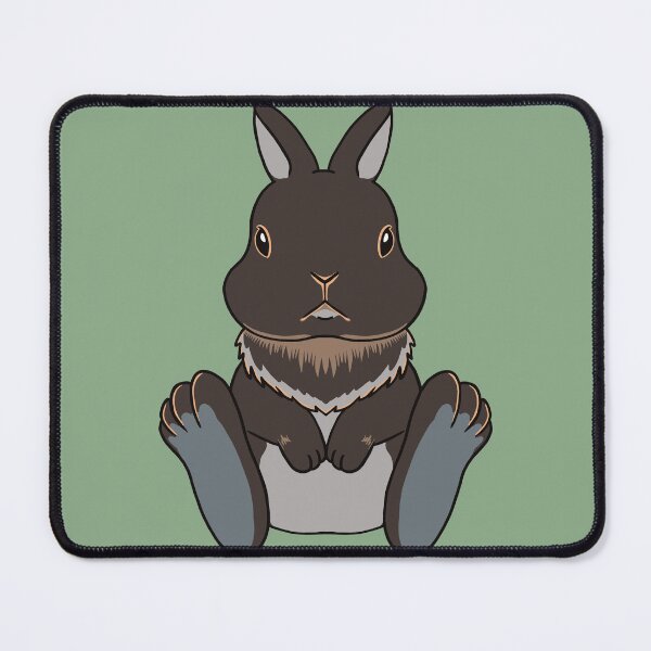 Item preview, Netherland Dwarf Black Otter Rabbit designed and sold by tayaan.