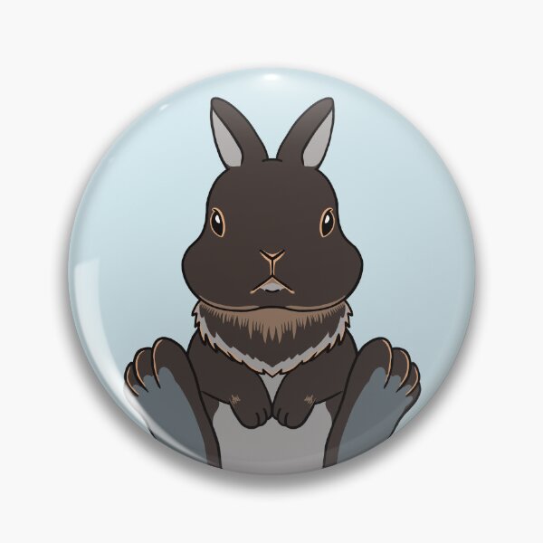 Item preview, Netherland Dwarf Black Otter Rabbit designed and sold by tayaan.
