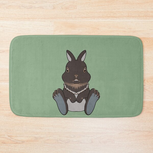 Item preview, Netherland Dwarf Black Otter Rabbit designed and sold by tayaan.