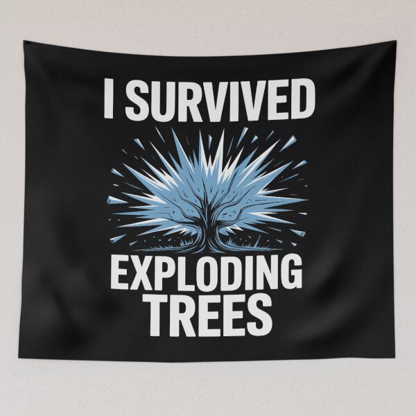 Item preview, I Survived Exploding Trees Midwest Snow Storm Funny Saying designed and sold by lilensgavadur.