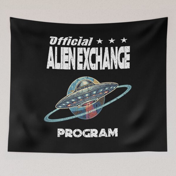 Item preview, OFFICIAL ALIEN EXCHANGE PROGRAM sci fi science fiction space lover space travel designed and sold by Jt41.
