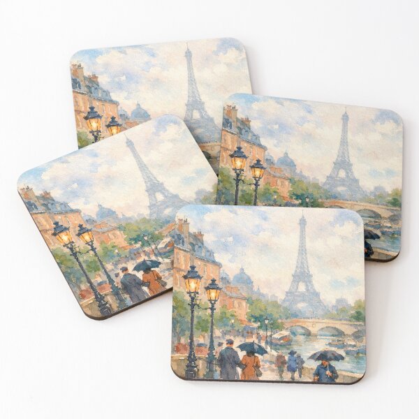 Item preview, Rainy day by the Eiffel Tower designed and sold by paulrommer.