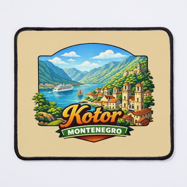 Item preview, Kotor, Montenegro - Bay of Kotor designed and sold by Myra365Art.