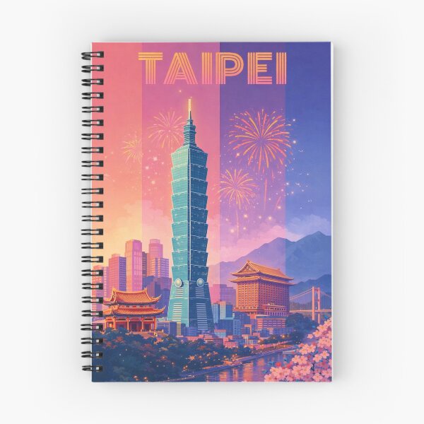 Item preview, Taipei Skyline with Taipei 101 and Fireworks over Keelung River designed and sold by Aryabek.