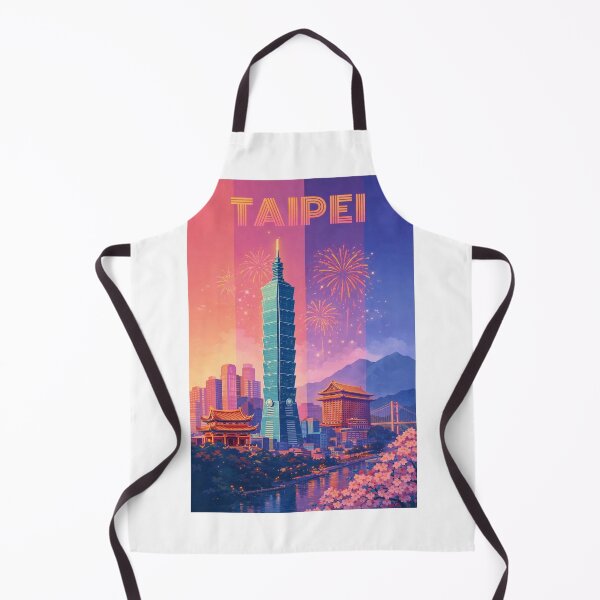 Item preview, Taipei Skyline with Taipei 101 and Fireworks over Keelung River designed and sold by Aryabek.