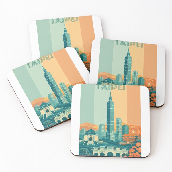 Item preview, Daylight View of Taipei 101 with Landmarks in Zhongzheng and Xinyi Districts designed and sold by Aryabek.