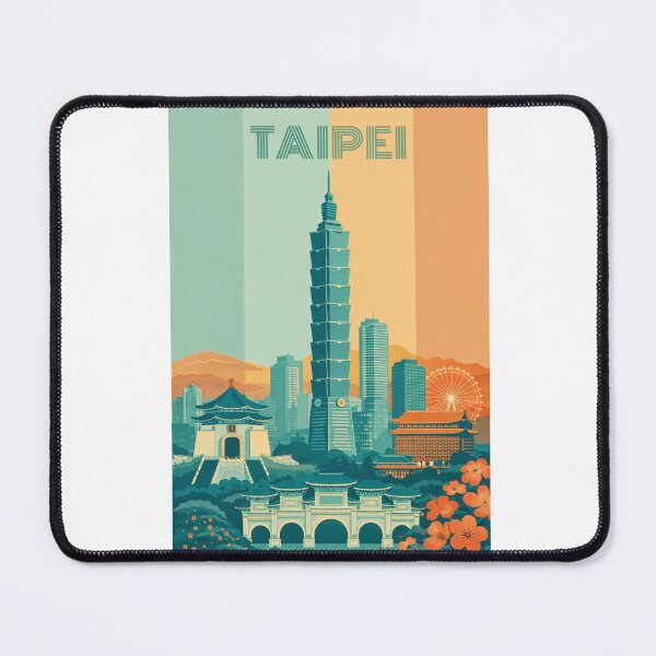 Item preview, Daylight View of Taipei 101 with Landmarks in Zhongzheng and Xinyi Districts designed and sold by Aryabek.