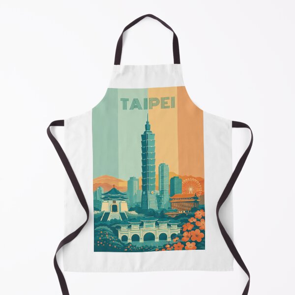 Item preview, Daylight View of Taipei 101 with Landmarks in Zhongzheng and Xinyi Districts designed and sold by Aryabek.