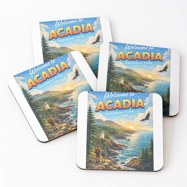 Item preview, Welcome Viewpoint Overlooking Acadia National Park and Coastal Trails designed and sold by Aryabek.