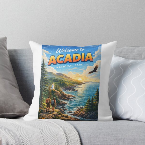 Item preview, Welcome Viewpoint Overlooking Acadia National Park and Coastal Trails designed and sold by Aryabek.