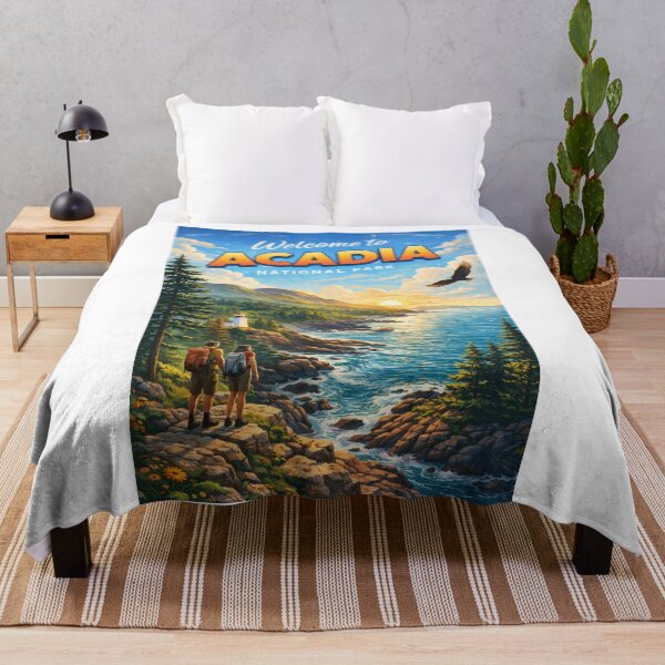Item preview, Welcome Viewpoint Overlooking Acadia National Park and Coastal Trails designed and sold by Aryabek.