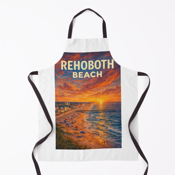 Item preview, Rehoboth Beach Boardwalk and Pier at Sunset, Delaware Coast designed and sold by Aryabek.