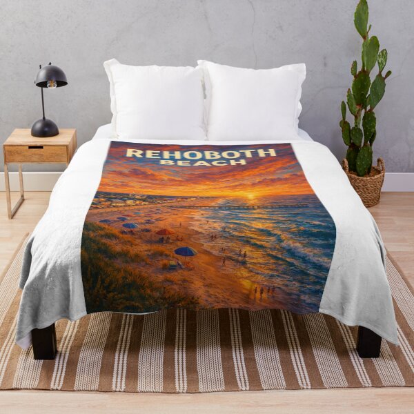 Item preview, Rehoboth Beach Boardwalk and Pier at Sunset, Delaware Coast designed and sold by Aryabek.