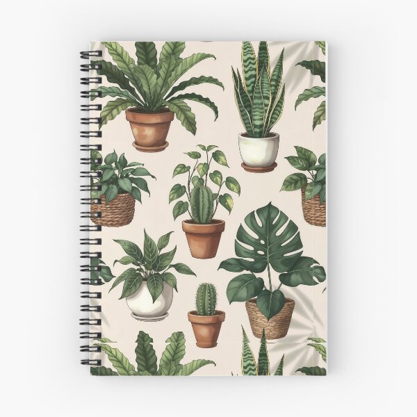 Item preview, Urban Jungle Indoor Plants - Aesthetic Botanical Houseplants Pattern designed and sold by Maryam_ART.