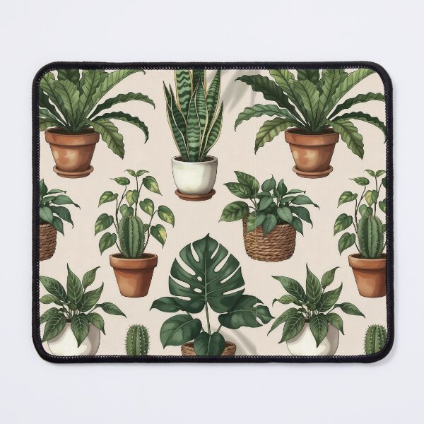 Item preview, Urban Jungle Indoor Plants - Aesthetic Botanical Houseplants Pattern designed and sold by Maryam_ART.