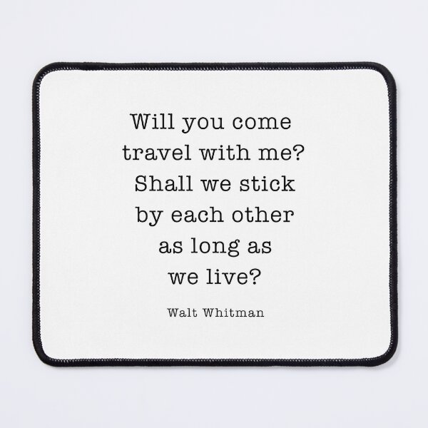 Item preview, Romantic Travel Quote designed and sold by corbrand.