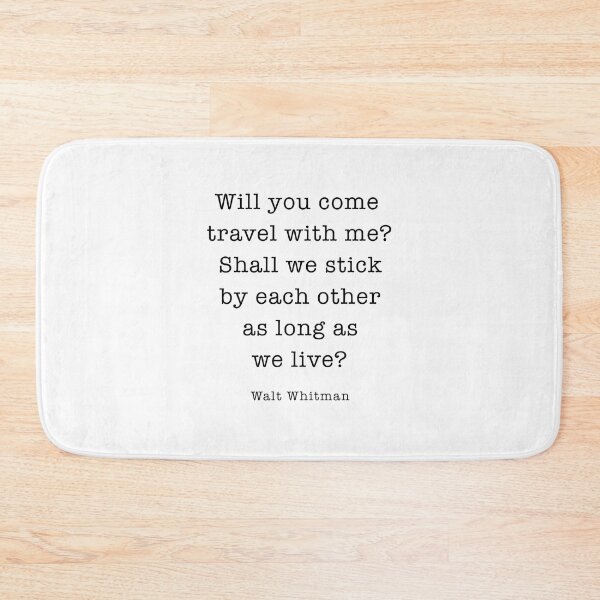 Item preview, Romantic Travel Quote designed and sold by corbrand.