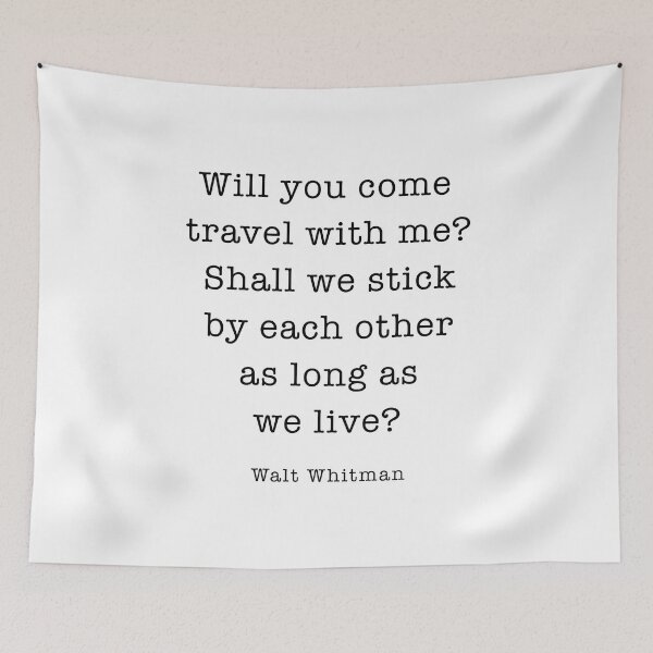 Item preview, Romantic Travel Quote designed and sold by corbrand.