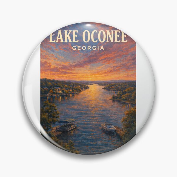 Item preview, Lake Oconee Waterfront at Dusk near Greensboro, Georgia designed and sold by Aryabek.