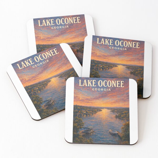 Item preview, Lake Oconee Waterfront at Dusk near Greensboro, Georgia designed and sold by Aryabek.