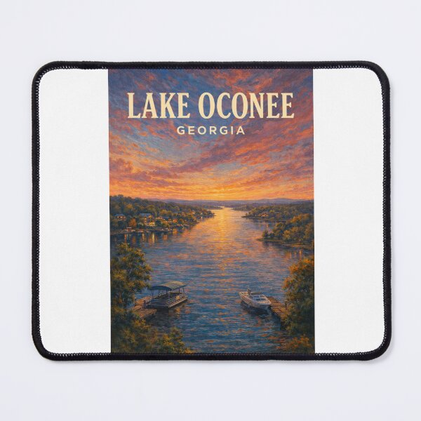 Item preview, Lake Oconee Waterfront at Dusk near Greensboro, Georgia designed and sold by Aryabek.