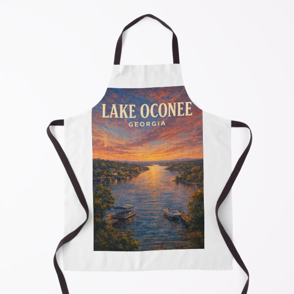 Item preview, Lake Oconee Waterfront at Dusk near Greensboro, Georgia designed and sold by Aryabek.