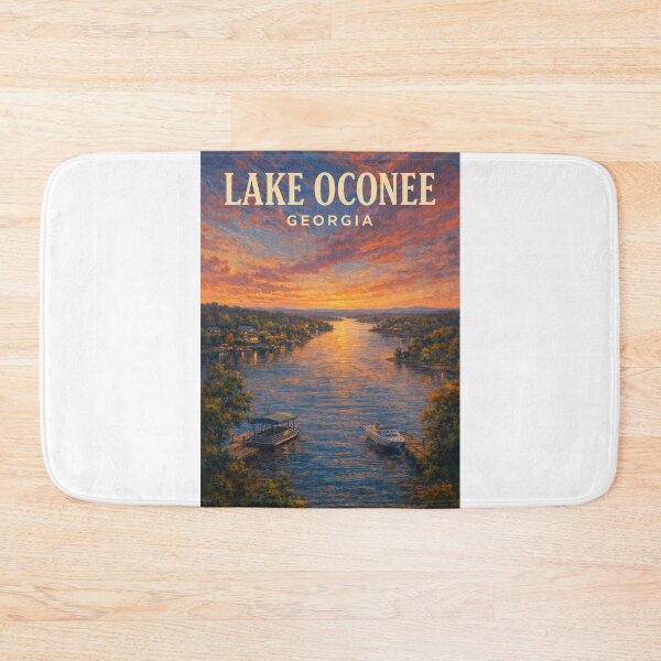 Item preview, Lake Oconee Waterfront at Dusk near Greensboro, Georgia designed and sold by Aryabek.